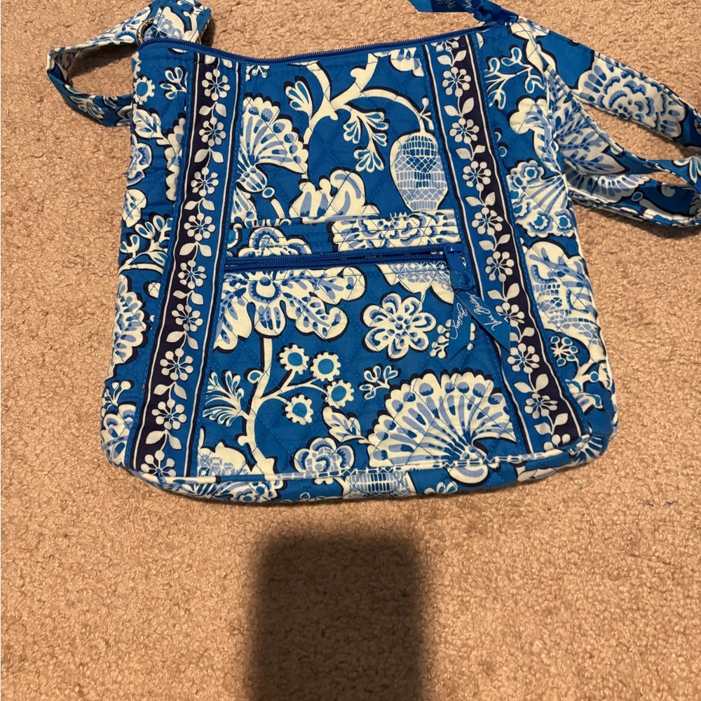 Vera Bradley Triple Zip Hipster Crossbody.